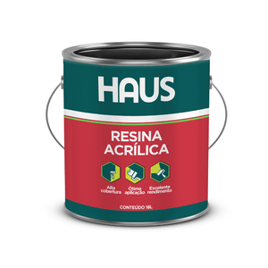 RESINA ACRÍLICA BASE ÁGUA HAUS