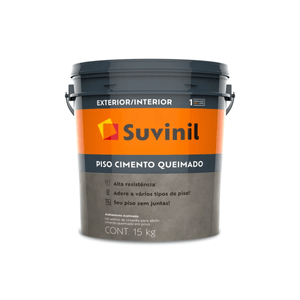 PISO CIMENTO QUEIMADO 15KG SUVINIL