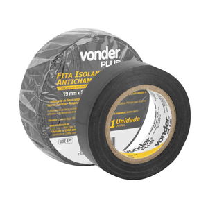 FITA ISOLANTE 19MM X 5M PRETA VONDER
