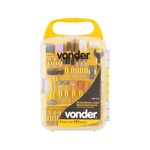 KIT PARA MICRORRETÍFICA C/ 181 PEÇAS ARV181 VONDER