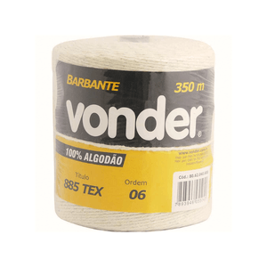 BARBANTE DE ALGODÃO 4X6 VONDER