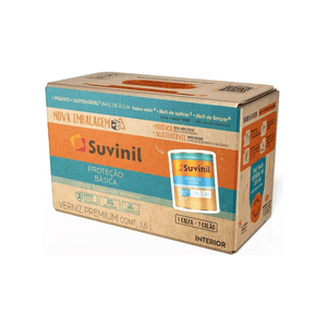 VERNIZ BASE D' ÁGUA PROTEÇÃO BÁSICA CAIXA 3,6L SUVINIL