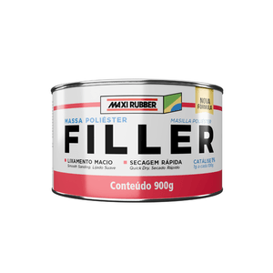 MASSA POLIESTER FILLER MAXI RUBBER