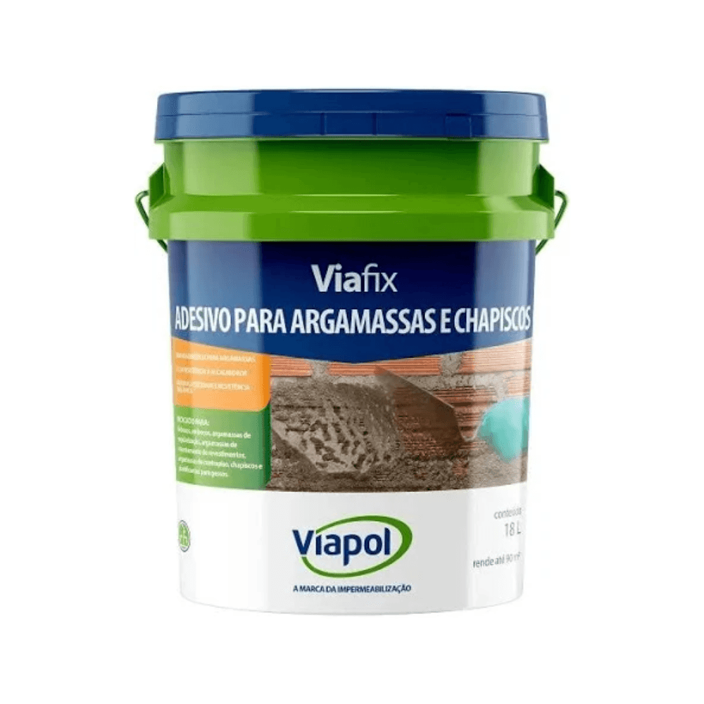 ADESIVO PARA CHAPISCO E ARGAMASSA VIAPOL VIAFIX - São Geraldo Tintas ...