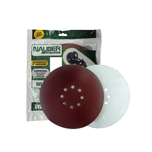DISCO LIXA 8 FUROS 225 MM 5 UNIDADES NAUBER