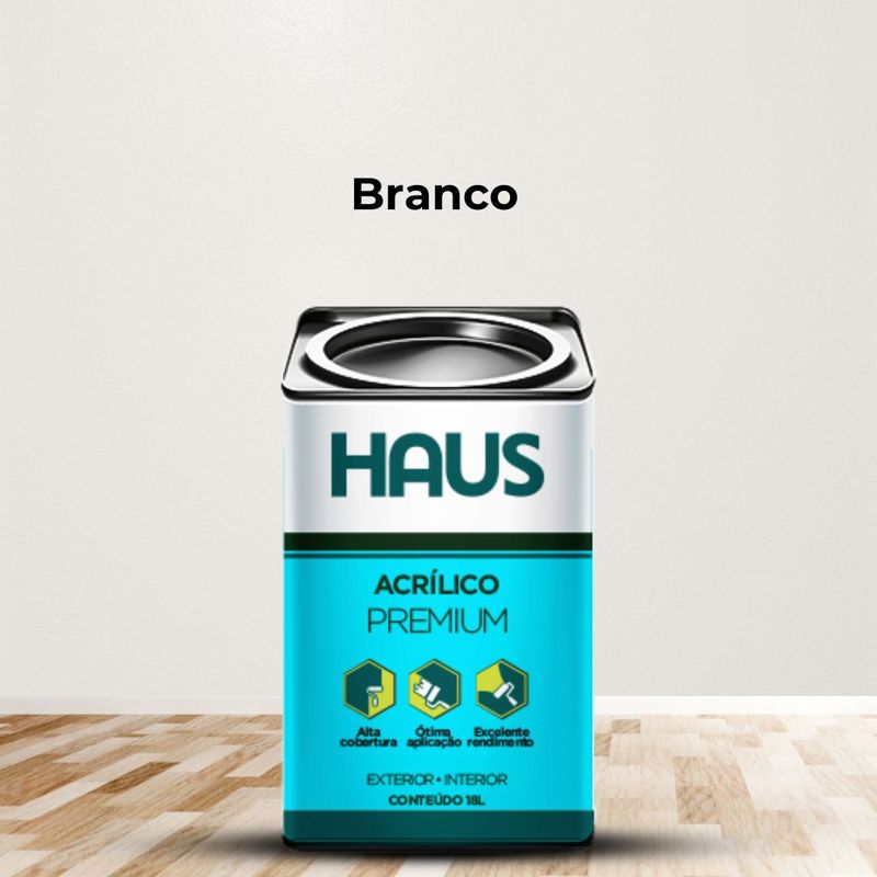 Latex Premium Brilhante Branco 18 L