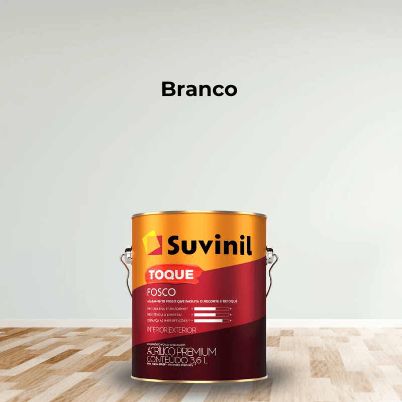 Suvinil Toque Fosco 3,6 L Branco