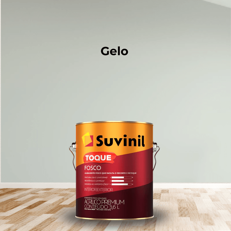 Suvinil Toque Fosco 3,6 L Gelo